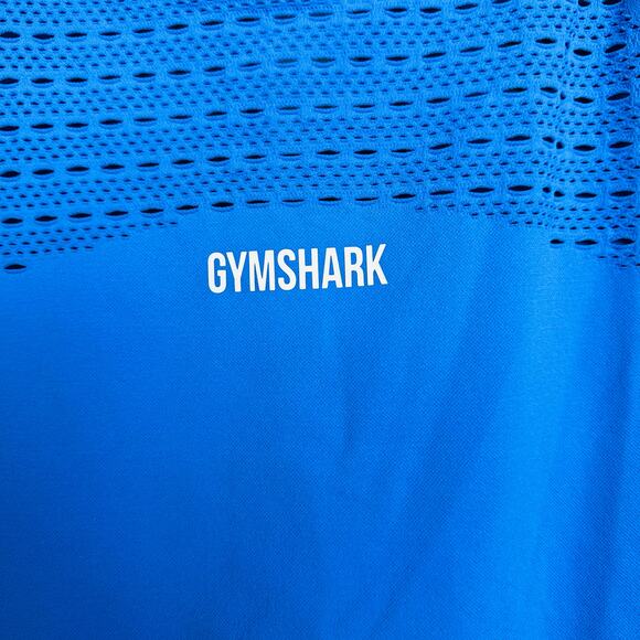 Gymshark NWOT Blue ENERGY SEAMLESS LOOSE TANK Size Medium - Picture 8 of 9